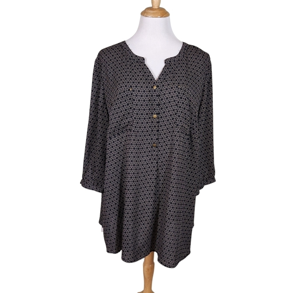 Catherines Blouse Womens Tunic, Sz 2X